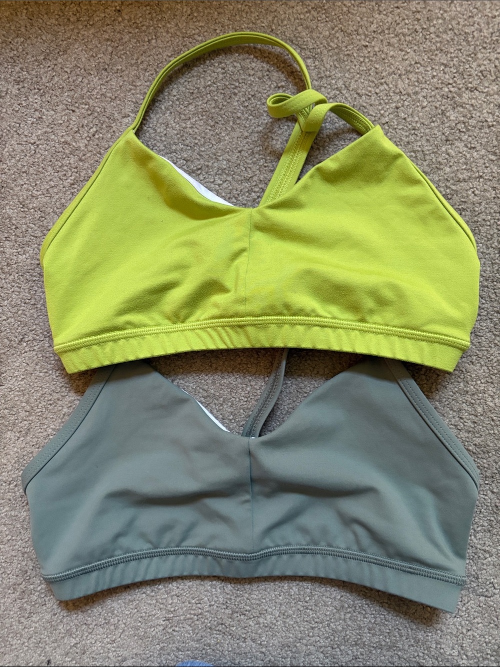 Fleo Lime & Olive bundle size large bras